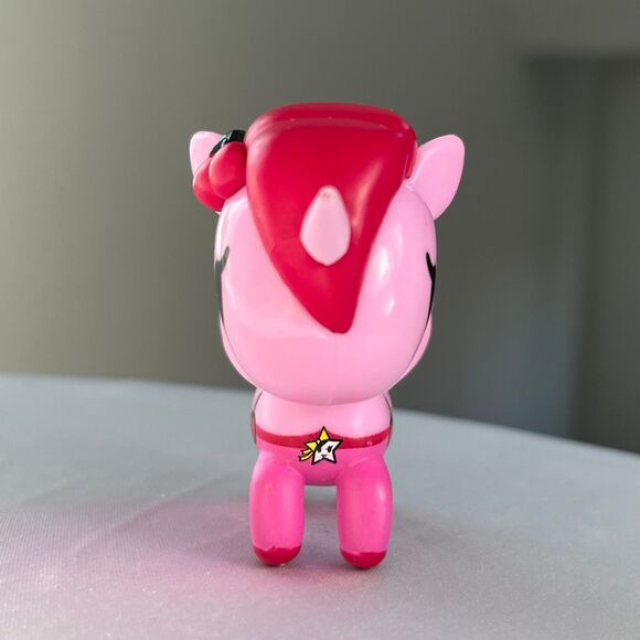 Tokidoki Neon Star Pink Magenta Cherries Unicorno Vinyl Collectible Figure - Picture 3 of 5